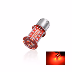 Motorcycle Brake Light Bulb 1157 Strobe LED Tail Stop Light Flash Reversing - Blue