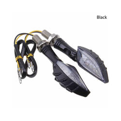 1 Piece 12 LED Turn SignalMotorcycle Turn Signals Light LED Tail Lights - black