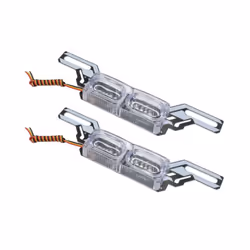 Motorcycle LED Flash Stop Light DC 12V Colorful LED License Plate Tai - Lamp 1pc