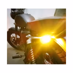2Pcs LED Motorcycle Signal Lamp Number License Plate Light Mini Turn Signal - 3