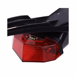 12V Motorcycle Tail LED Light Rear Fender Dirt Bike Taillight Brake Stop - Smoke