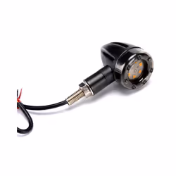 2Pcs Motorcycle Bullet Taillight LED Daytime Running Lamp Motorbike Turn - 1 Pc