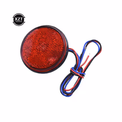 24 LED Motorcycle Brake Light Warning Light Truck Motorcycle Brake Reflector - Red