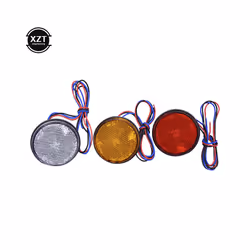 24 LED Motorcycle Brake Light Warning Light Truck Motorcycle Brake Reflector - Red
