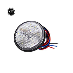 24 LED Motorcycle Brake Light Warning Light Truck Motorcycle Brake Reflector - WHITE
