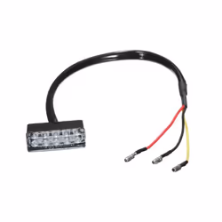 Mini Motorcycle Tail Light Motorcycle Rear Brake LED License Plate Lights - 1Pc