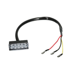 Mini Motorcycle Tail Light Motorcycle Rear Brake LED License Plate Lights - 1Pc