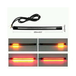 Flexible LED Light Strip with Tail Brake Stop Turn Signal Lights  Red - 1PCS