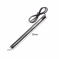 1PC Flexible LED Motorcycle Light Bar Strip Tail Turn Signal Tail Rear - 1PC