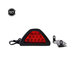 Brake Lights Universal F1 Style DRL Red 12 LED Rear Tail Stop Brake Light - Red