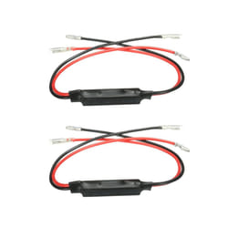 2Pcs 10W 10ohm Load Resistors - Fix LED Bulb Fast Hyper Flash Turn Signal - Double Lead A