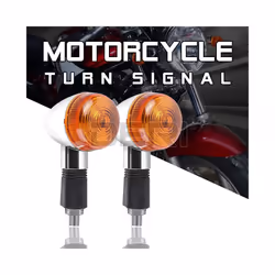 Motorcycle Turn Signal Indicator Light Blinker Lamp Bulb Turn light For - 2PCS