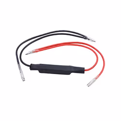 2Pcs 10W 10ohm Load Resistors - Fix LED Bulb Fast Hyper Flash Turn Signal - Double Lead B
