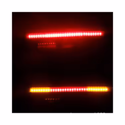 1pc Flexible 48 LED motorcycle light bar tail turn signal tail rear brake - 1pc