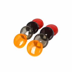 2pcs Turn Signal Indicator Light Lens Cover For Harley Touring Road King - 2PCS