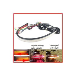 20CM 30CM 45CM 60CM Motorcycle Turn Signal Light Strip Moto Sequential - 30cm red and yellow