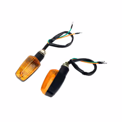 2Pcs Universal Motorcycle Flasher Blub Turn Signal Lamp Motorbike Indicator - 2Pcs