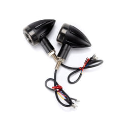 2Pcs Motorcycle Bullet Taillight LED Daytime Running Lamp Motorbike Turn - 2 Pcs