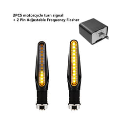 Motorcycle Turn Signals Lights Built Relay 12V Flasher Motorcycle Led - 2PCS and 12v Flasher