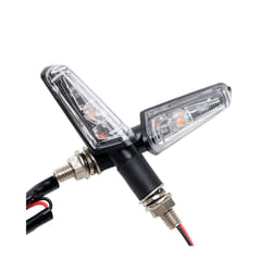 2Pcs/set Universal Motorcycle Turn Signal Lights LED Motos Indicator Lamps - Amber