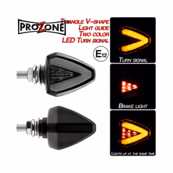 LED Turn Signals Indicator Motorcycle Flasher Built Relay Arrow Motorcycle - 2PCS