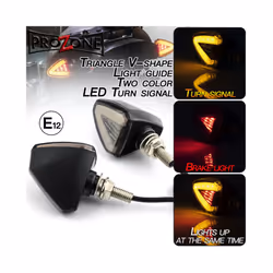 LED Turn Signals Indicator Motorcycle Flasher Built Relay Arrow Motorcycle - 2PCS