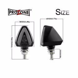LED Turn Signals Indicator Motorcycle Flasher Built Relay Arrow Motorcycle - 2PCS