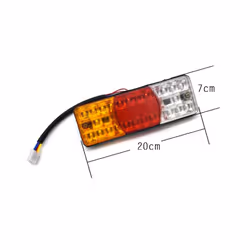 12V LED Waterproof Motorcycle Tail Light Reverse Brake Stop Motorcycle - as pic 1pcs
