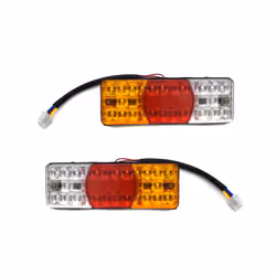 12V LED Waterproof Motorcycle Tail Light Reverse Brake Stop Motorcycle - as pic 1pcs