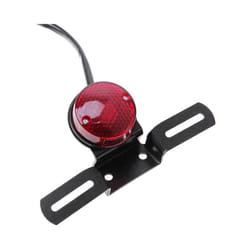 12V Motorcycle Tail Light Universal Modified Brake Light Retro LED Rear - Red