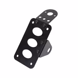 License Number Plate Bracket Universal Rear Stop Light Brake Lamp Motorbike - Bracket