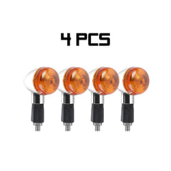 Motorcycle Turn Signal Indicator Light Blinker Lamp Bulb Turn light For - 4PCS