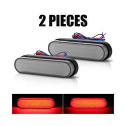 24LED Universal Motorcycle Motorbike Rear Brake Tail Light Stop Red LED - 2pcs
