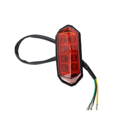 LYNNCHI Motorcycle LED Tail Light Rear Brake Warning Taillight Light Red - Red