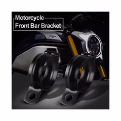 Motorcycle Turn Signals Relocation Metal Fork Clamps Bracket Mount Light - 2PCS 37mm-50mm