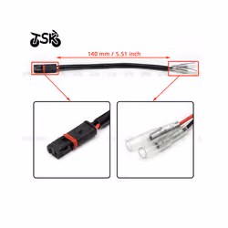 Motorcycle accessories Turn Signal Wiring Harness Connectors Adapter Plug - a pair