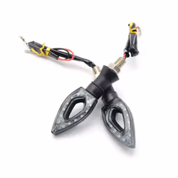Universal LED Motorcycle Turn Signal Indicators Lights/lamp FOR honda - black