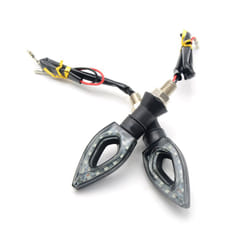 Universal LED Motorcycle Turn Signal Indicators Lights/lamp FOR honda - black