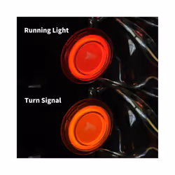 Motorcycle Front 1157 LED Turn Signal Light Bullet Style Indicator Conversions - Turn Signal Light A