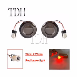 Motorcycle Turn Signal Flashing Led 1156 1157 Conversion Indicators Light - 2Wires red