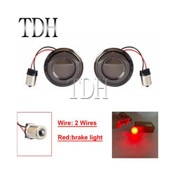 Motorcycle Turn Signal Flashing Led 1156 1157 Conversion Indicators Light - 2Wires red