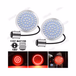 led lights for harley 1157 1156 Motorcycle LED Turn Signal Lights For - Red