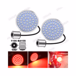 led lights for harley 1157 1156 Motorcycle LED Turn Signal Lights For - Red