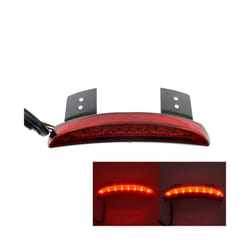 Motorcycle Chopped LED Rear Fender License Plate Brake Stop Tail Light - Fender Tail Light