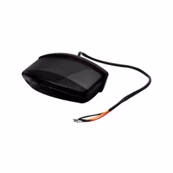 Universal 12V Motorcycle License Plate Light Red Tail Rear Light Brake - R