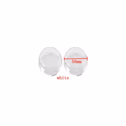 1156 1157 LED Turn Signal Indicator Light Bullet Lamp 2 inch Inserts Light - white