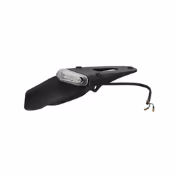 Motorcycle Accessories Taillight Brake Stop Lights with 12V Red LED Light - Black White