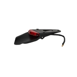 Motorcycle Accessories Taillight Brake Stop Lights with 12V Red LED Light - Black Red