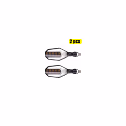 Motorcycle Turn Signals Light LED Flashing Lights Universal Waterproof - 2 white