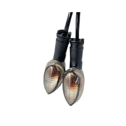 Motorcycle Turn Signal Light Indicator Lamp For YAMAHA YZF R1 R6 FZ1 FZ6 - Smoke
